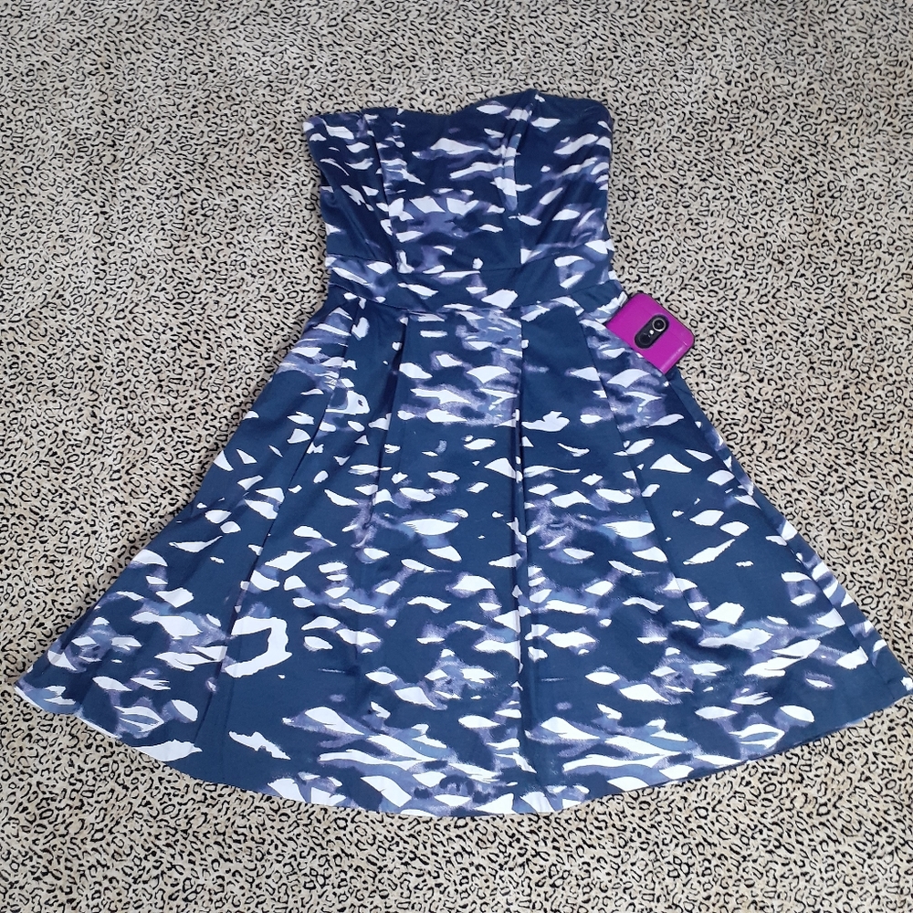 🌈STRAPLESS SWEETHEART A-LINW DRESS w/ POCKETS!!! -4